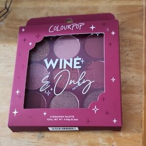 ColourPop Wine & Only Palette with Rich Burgundy Tones